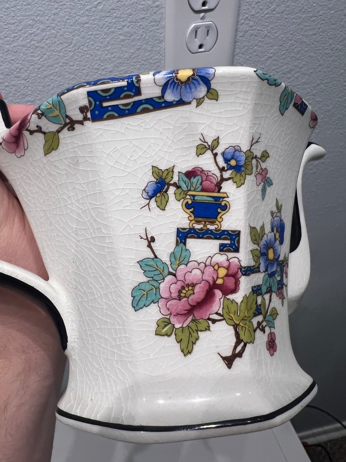 Wedgwood & Co Imperial Porcelain Nankin Black Teapot