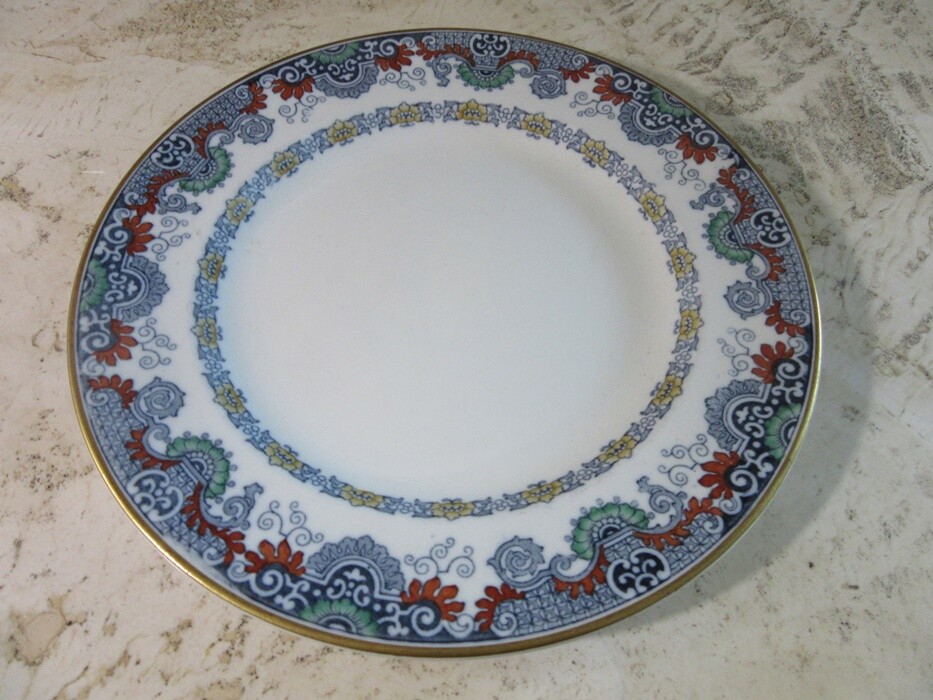 Antique Wedgwood Yokohama 10″ dinner plate