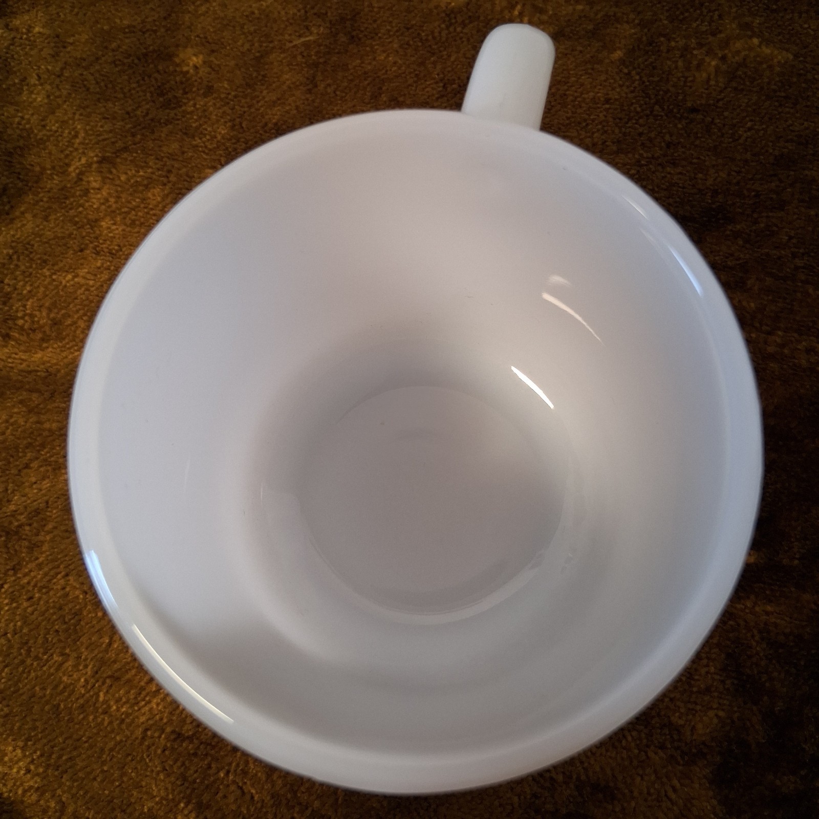 Vintage Federal Milk Glass Mug Phi Beta Lambda FBLA Future Business Leaders