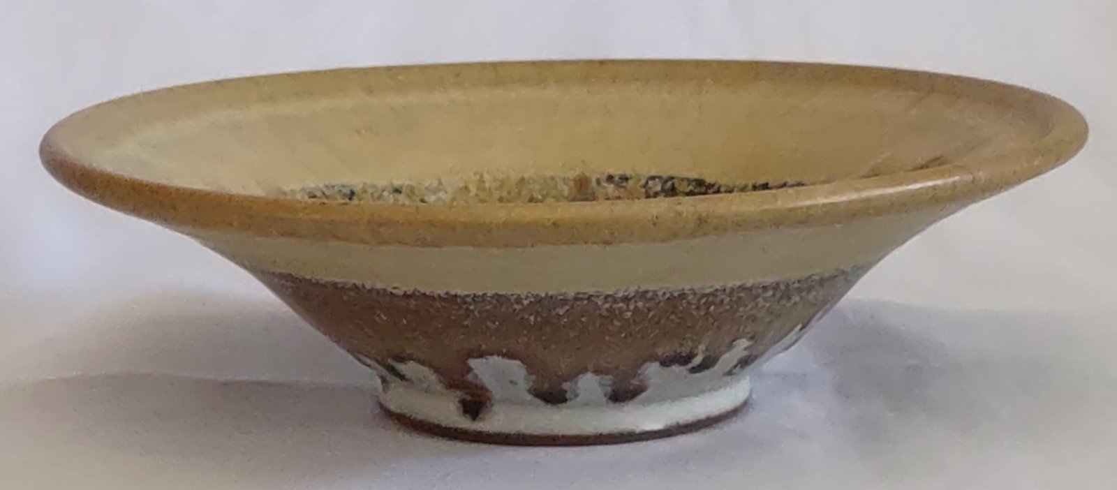 Beautiful Handcrafted Studio Art Pottery 7 3/4″ Artist Signed Bowl