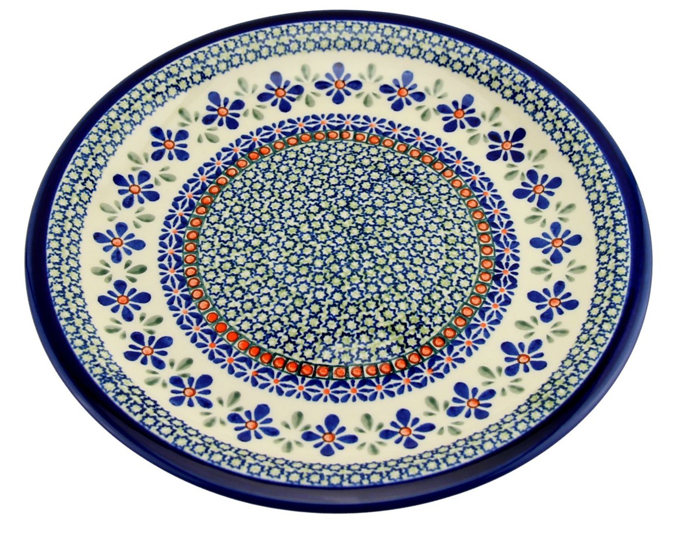 Polish Pottery Dinner Plate 10.75″ Zaklady Boleslawiec