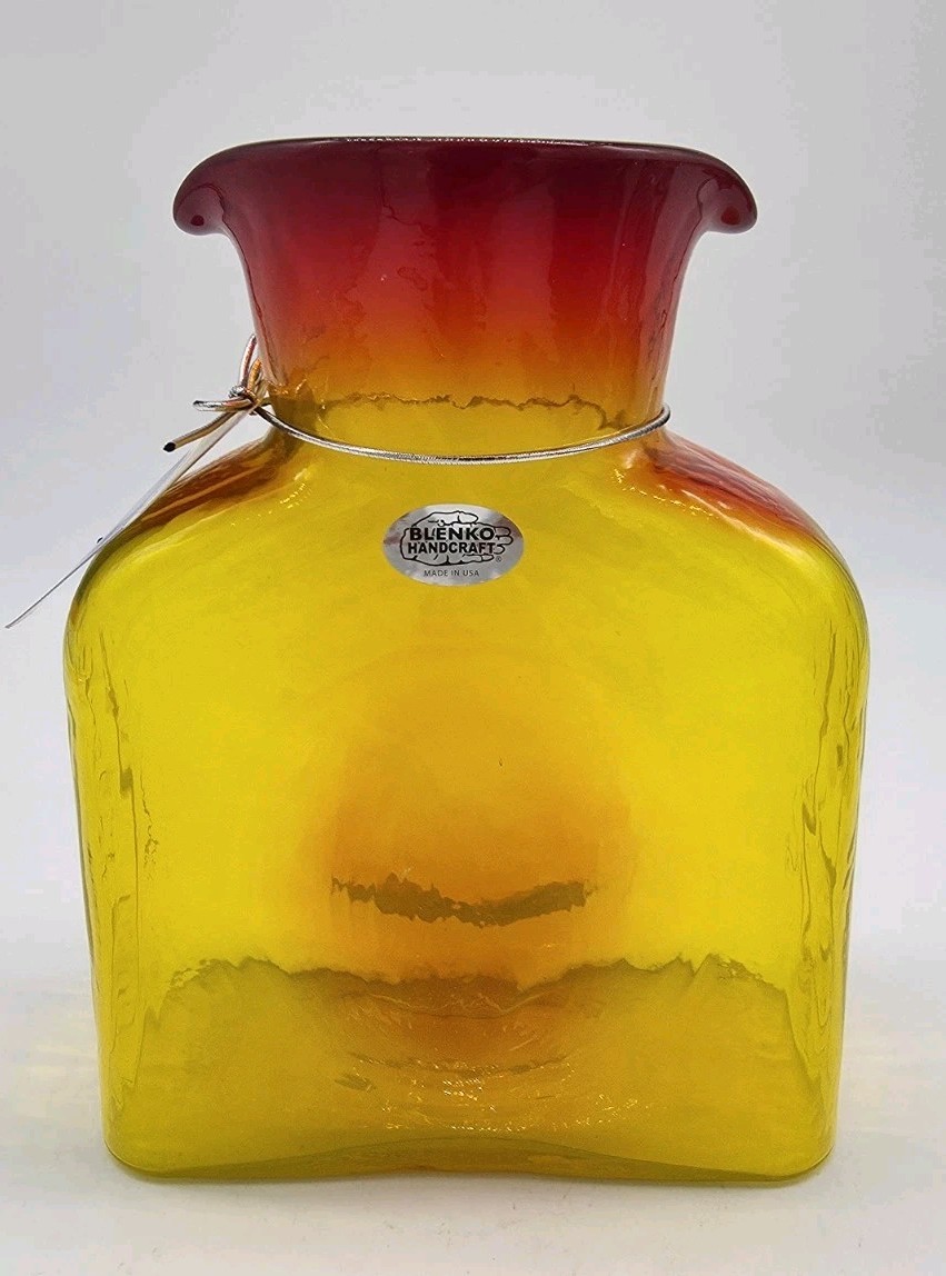 Blenko 1st Quality HTF Tequila Sunrise 384 Water Bottle – WBW 2026 LAST ONE
