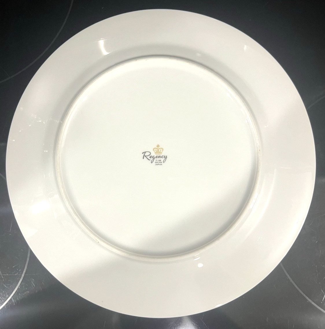 Regency Fine China Japan 10.25″ Dinner Plate Gold Trim Greek Key MCM Retired