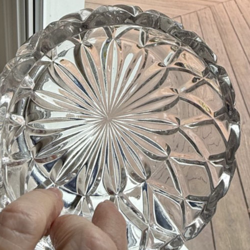 Hershey’s Kiss Clear Glass Trinket/Candy Dish with Lid