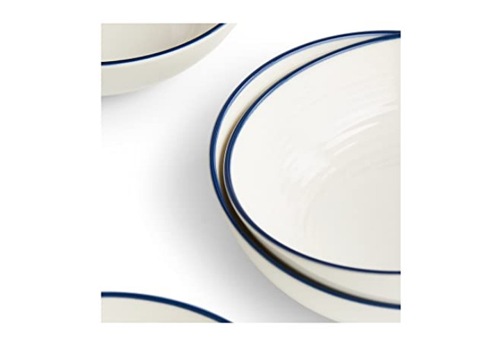 Royal Doulton Gordon Ramsay Maze Set of 4 Cereal Bowls Denim Line