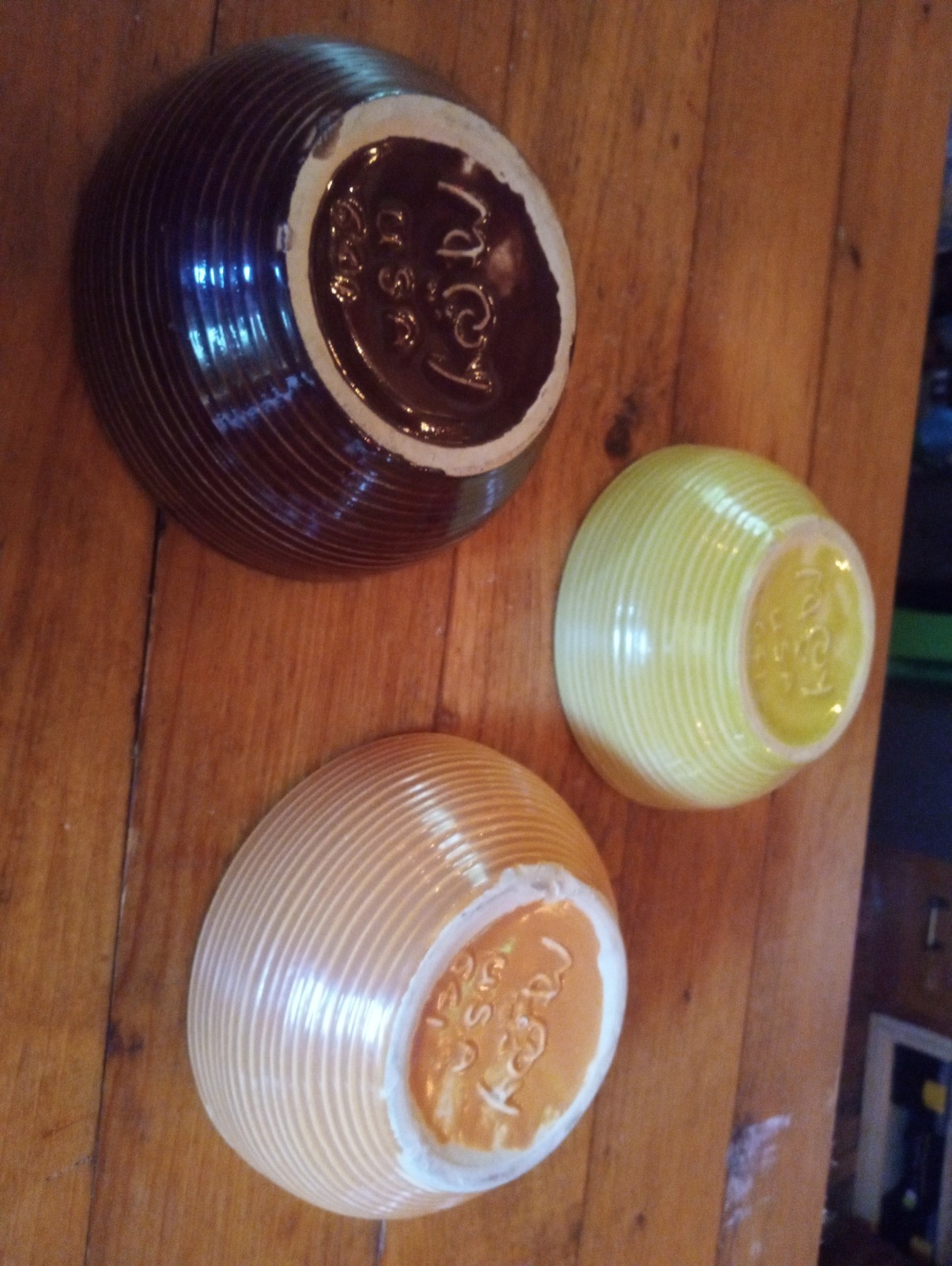 McCoy Bowls Qty 3, 6 Inch Approx. 641 USA Free Shipping