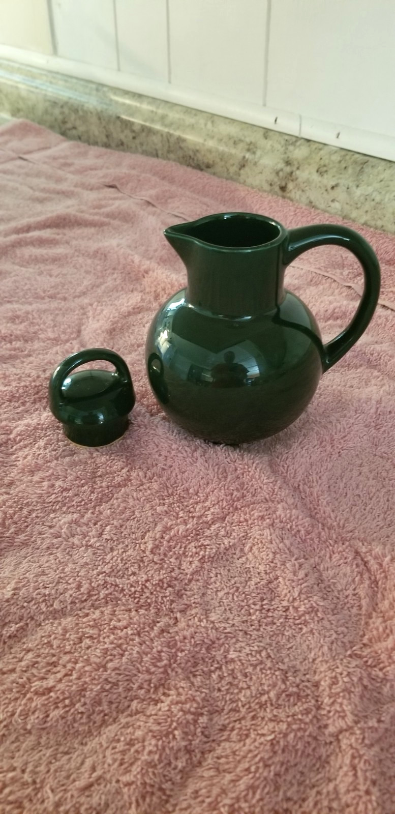 Franciscan Pottery El Patio Dark Green Guernsey Jug LB2