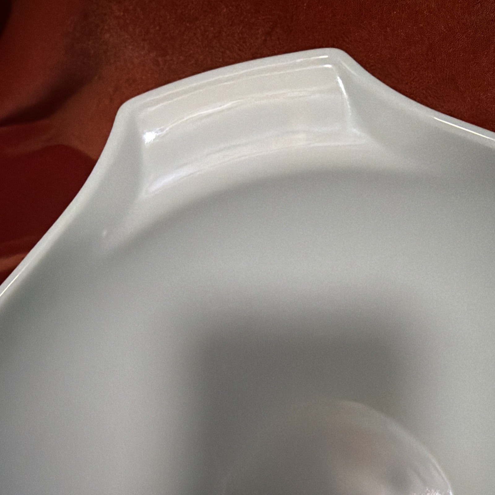 VTG PYREX Bowl, Amish Butterprint #444, 4 Qt Cinderella, Turqu Blue, Mint Cond.