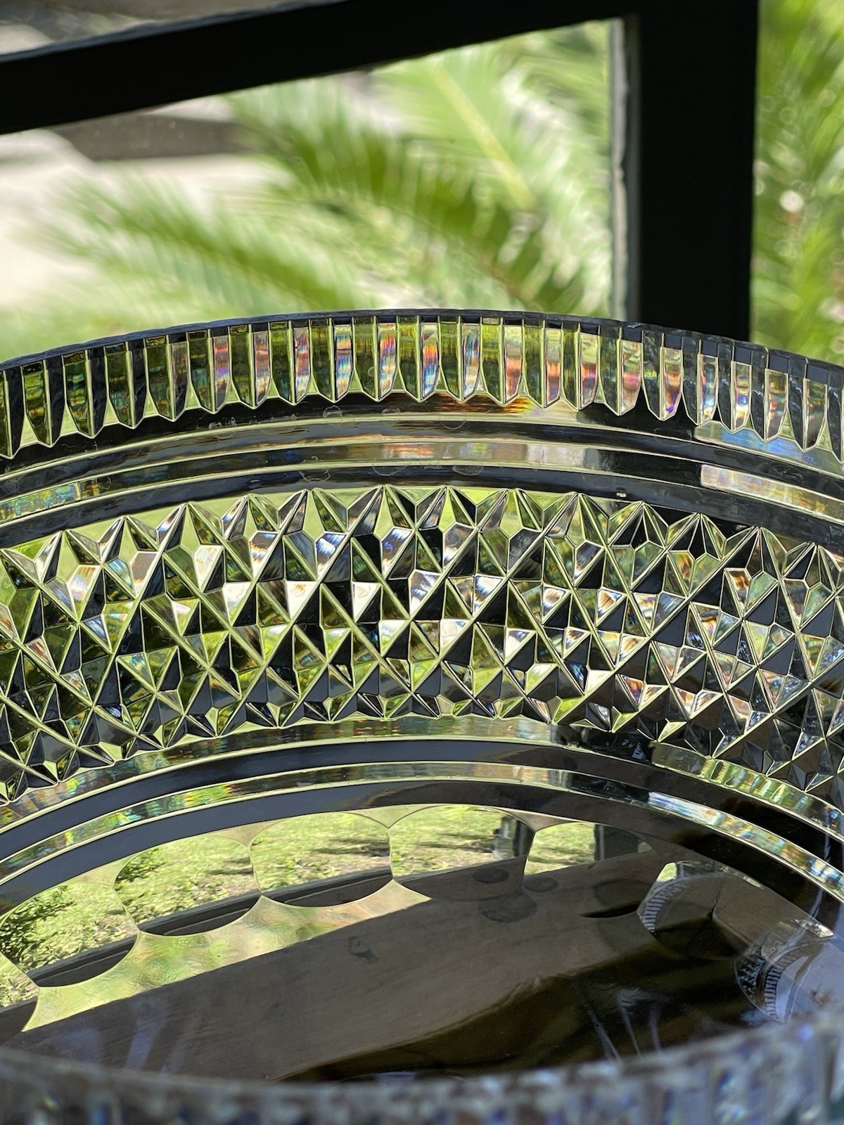 Vintage Waterford Crystal Centerpiece Bowl Footed Pedestal Castletown Cut ~MINT