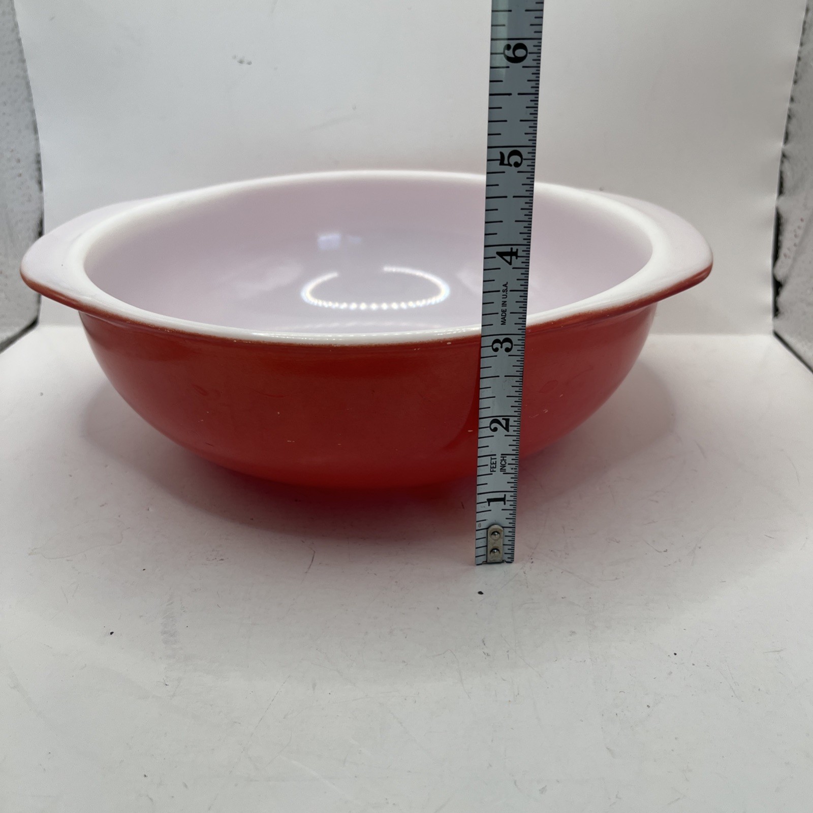 Pyrex 1970’s MCM pink nesting bowl Set Vintage With Lid