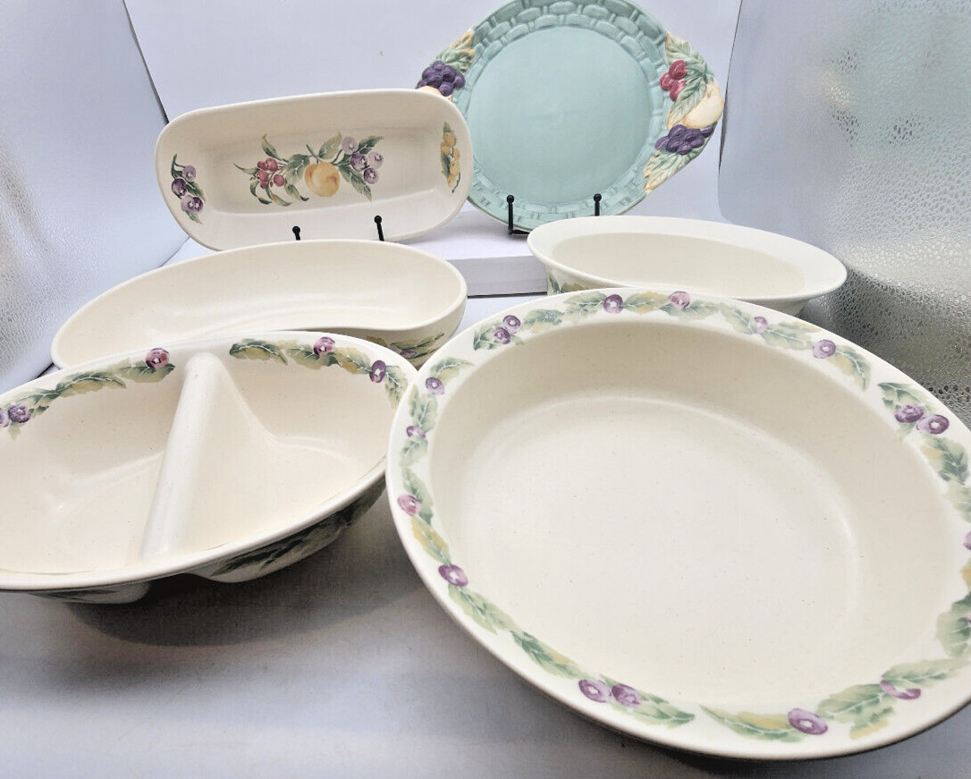 Pfaltzgraff “Jamberry” Dinner & Salad Plates, Bowls, Mug, Serviceware Open Stock