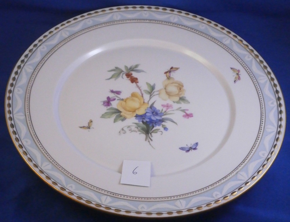 Superb 20thC KPM Berlin Porcelain Kurland 74 Gourmet Plate German Germany