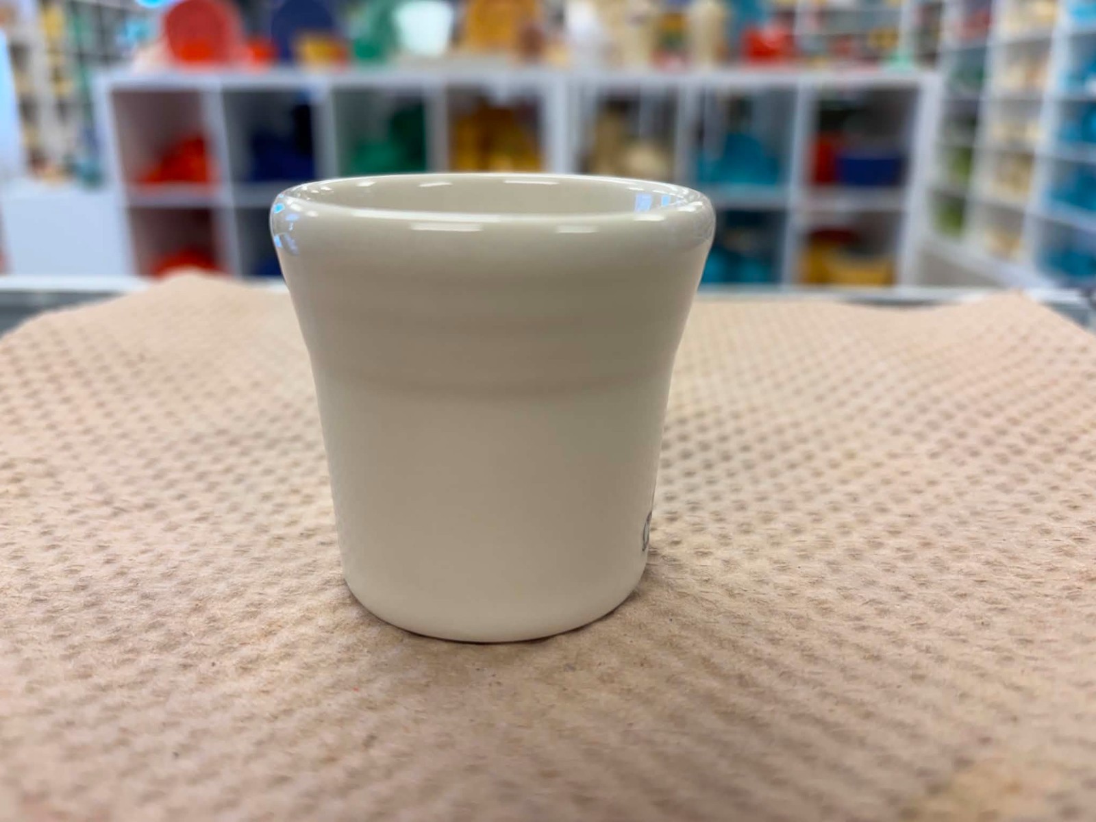 Fiesta HLCCA 2026 Dish Camp Cute Raccoon Shot Glass FTC Exclusive Linen