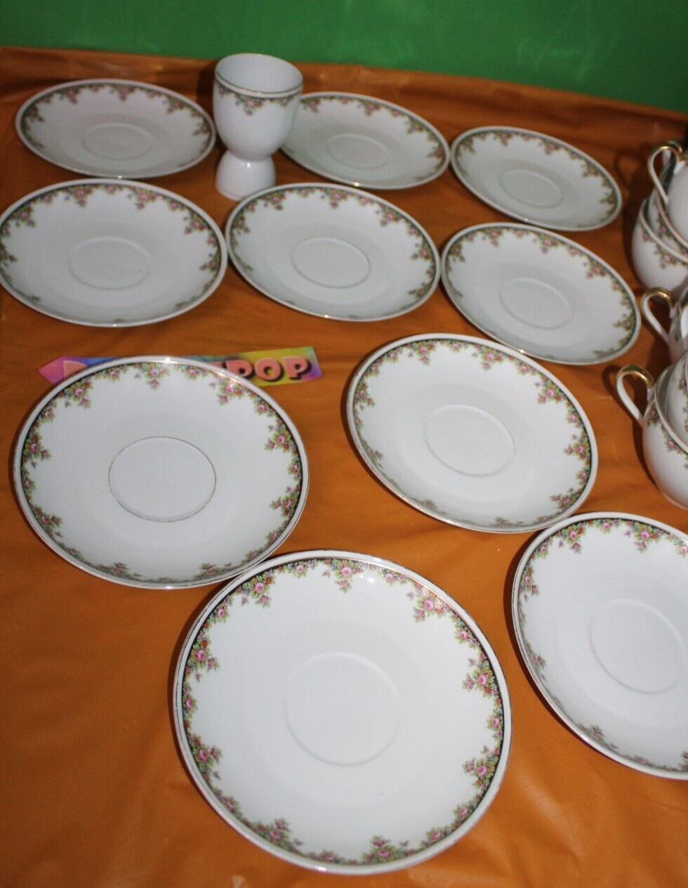 19 Piece MZ CMR Maria Theresa Carlsbad China Czechoslovakia Cups Saucers