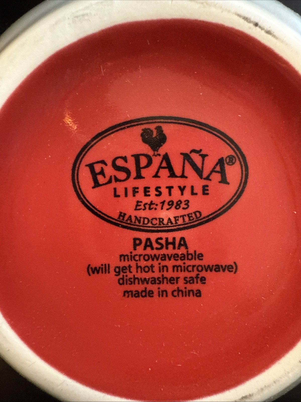 Espana Pasha Soup/ Cerial Bowls Earthenware Set -8 EUC