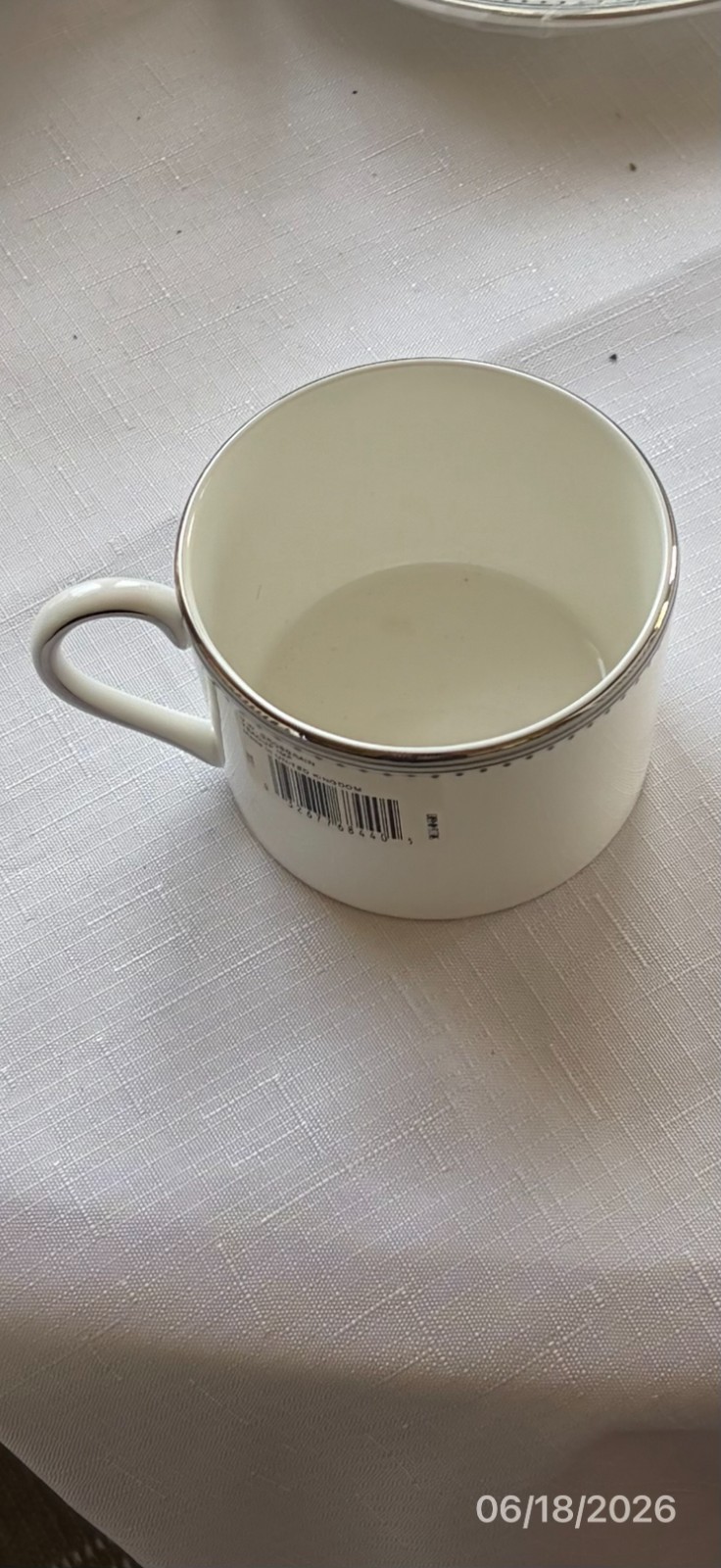 Wedgwood Grosgrain Bone China Set of 6 pieces $44/set plus extras