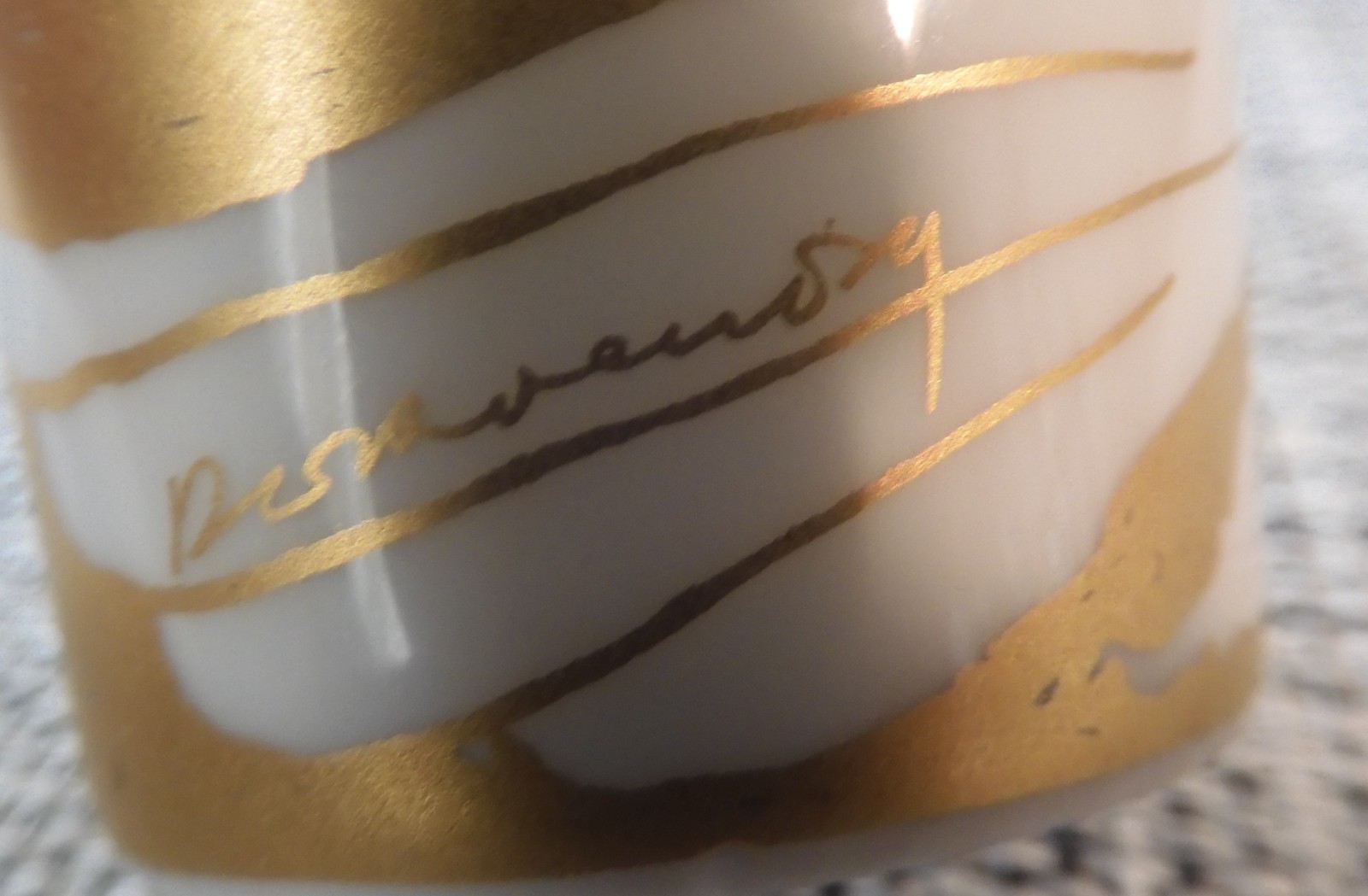 Rosenthal Espresso Cup Saucer Daniel Groen Mythos 1994 Gold Nude Woman RARE