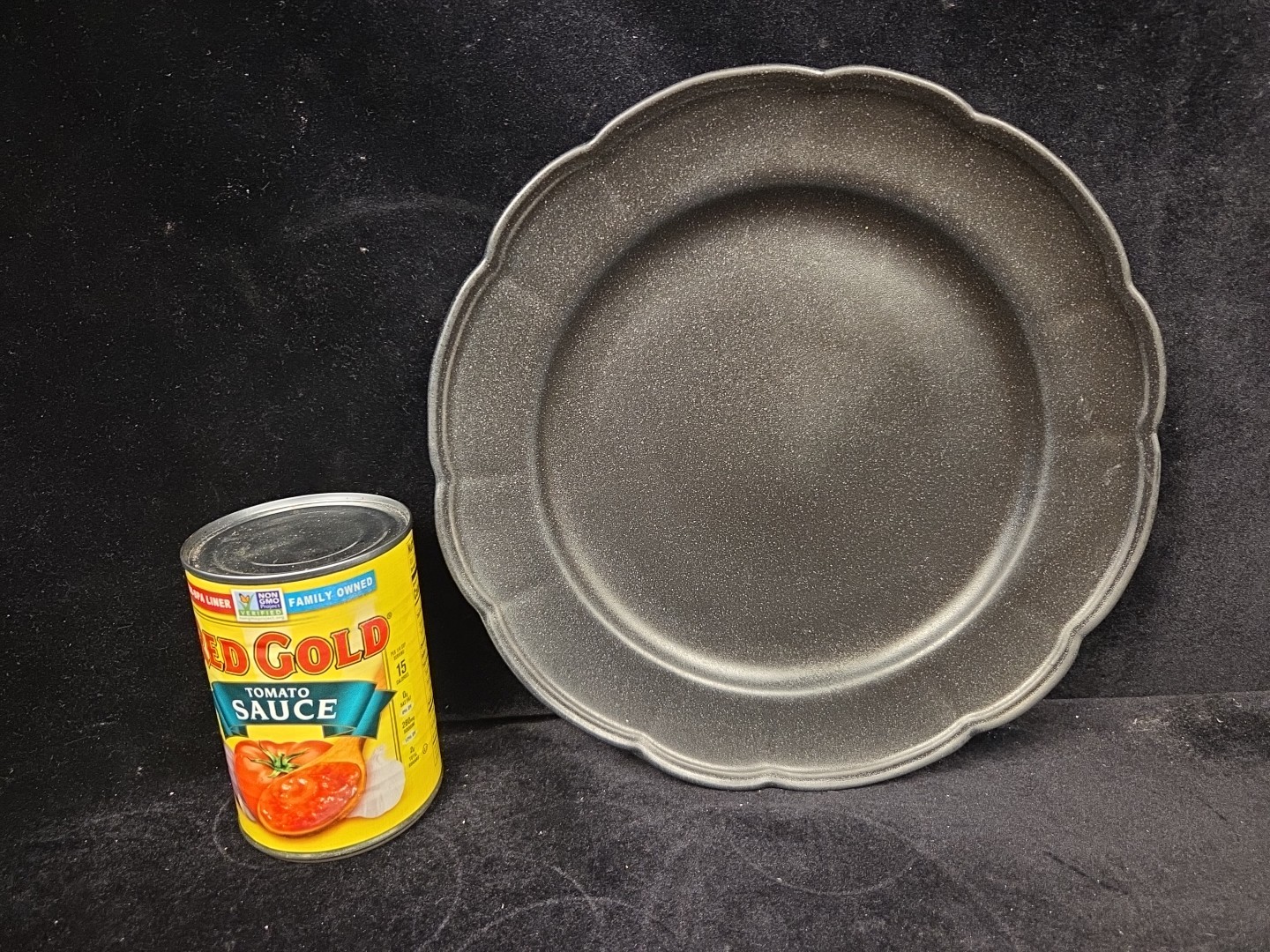 4 Home Beautiful Stoneware 10.25 In. Dinner Plate Set Matte Black
