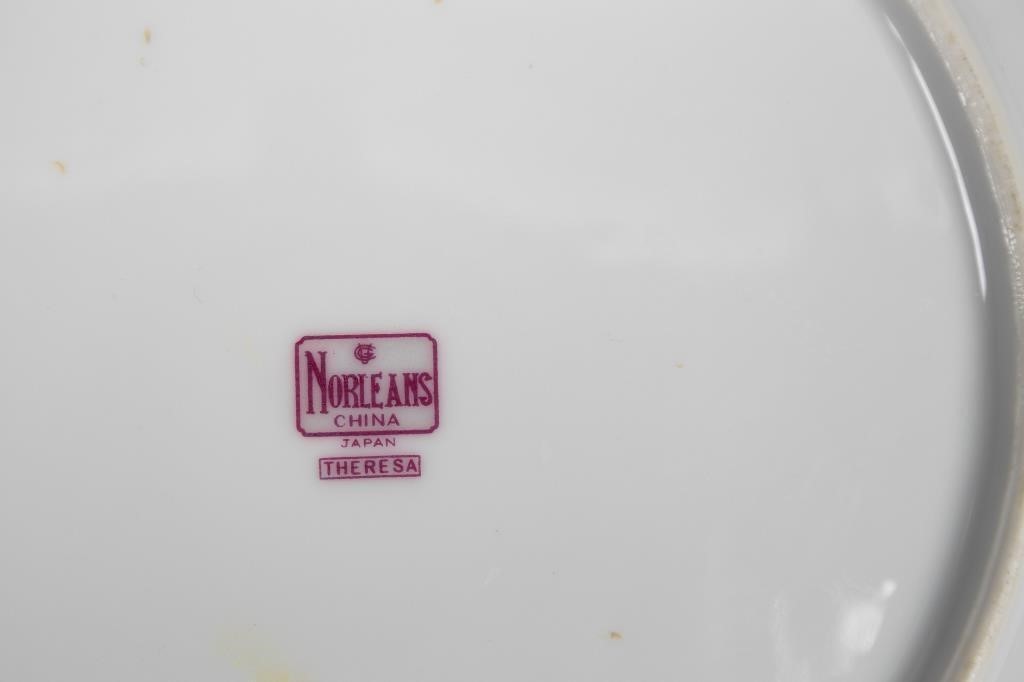 Vintage Complete 8 Place Setting Norleans “Theresa” China Set (51 Pcs)