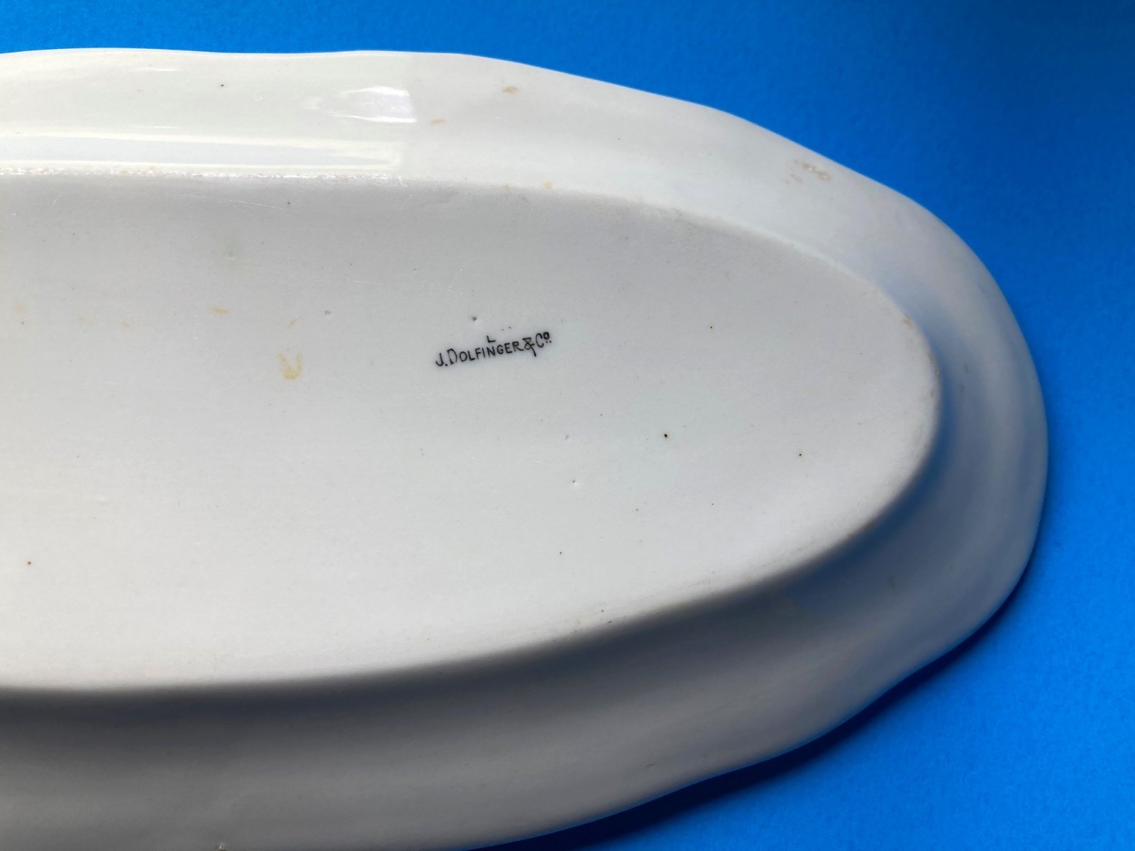 Rare 1905-1911 Seelbach’s Rathskeller Celery Serving Dish Bread J Dolfinger & Co