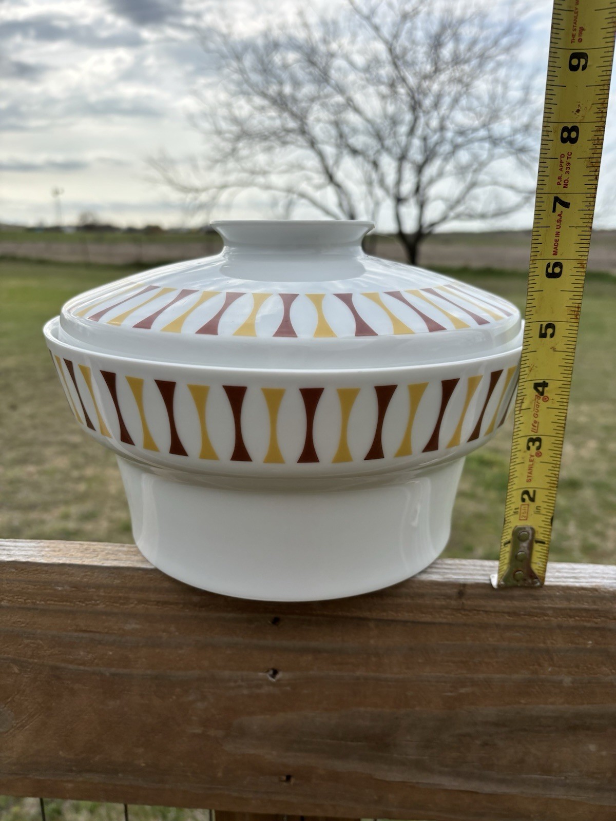 1959 Rare Vintage Paul McCobb Contempri Spindle Covered Casserole