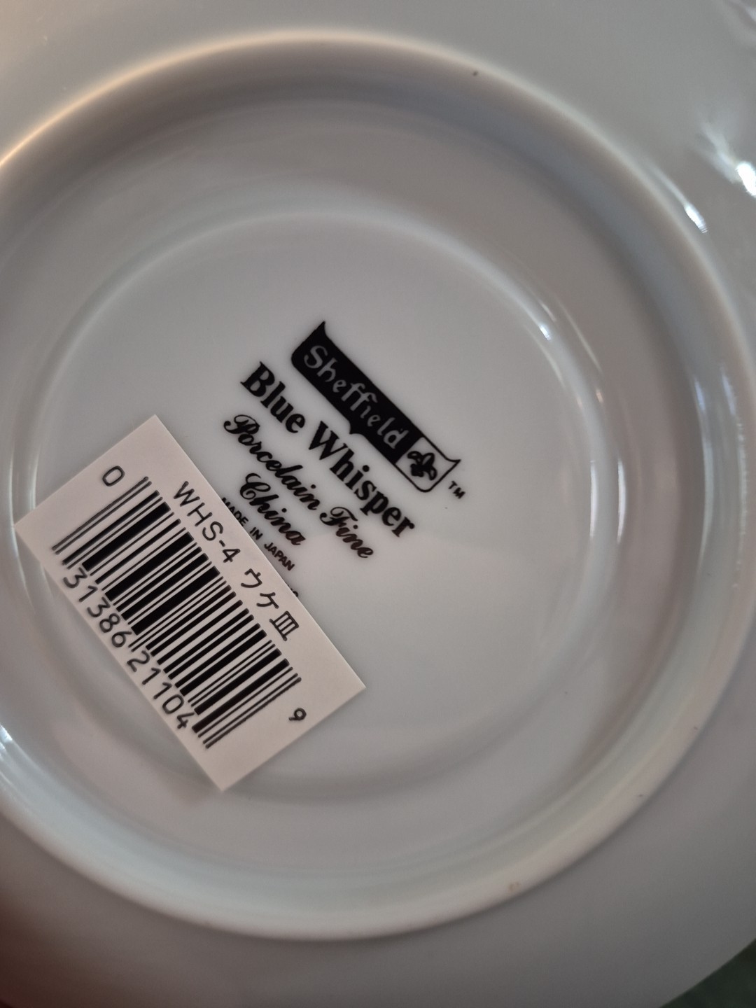 Sheffield Blue Whisper 4 Piece Place Setting Porcelain Fine China Set 1985