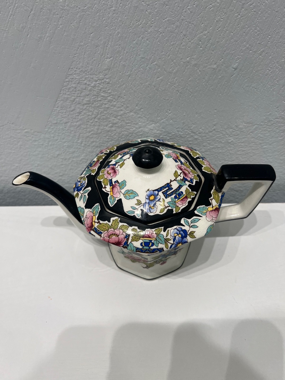 Wedgwood & Co Imperial Porcelain Nankin Black Teapot
