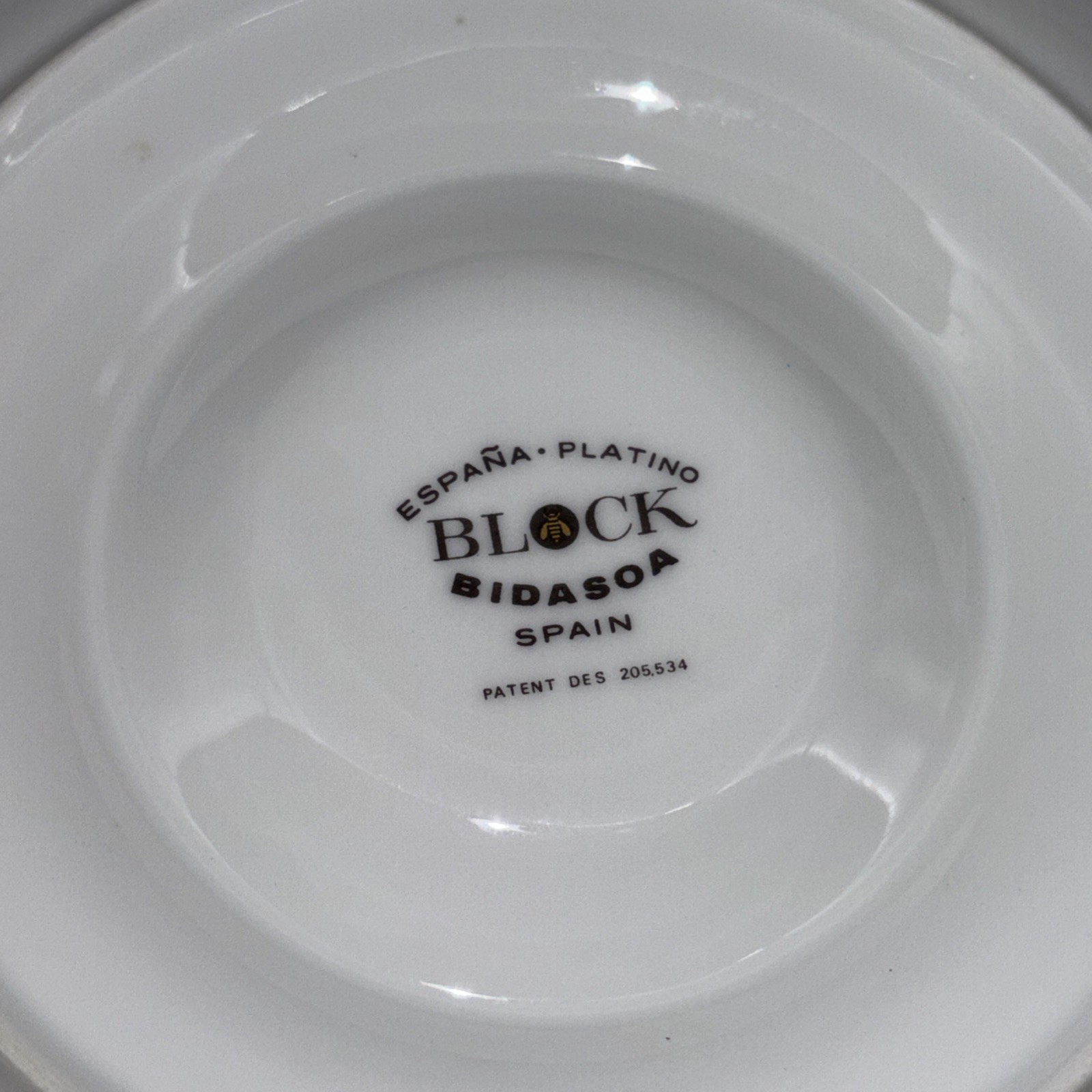 Block Bidasoa “España Platino” Coffee And Dessert Set 15pc Vintage MCM Spain EUC