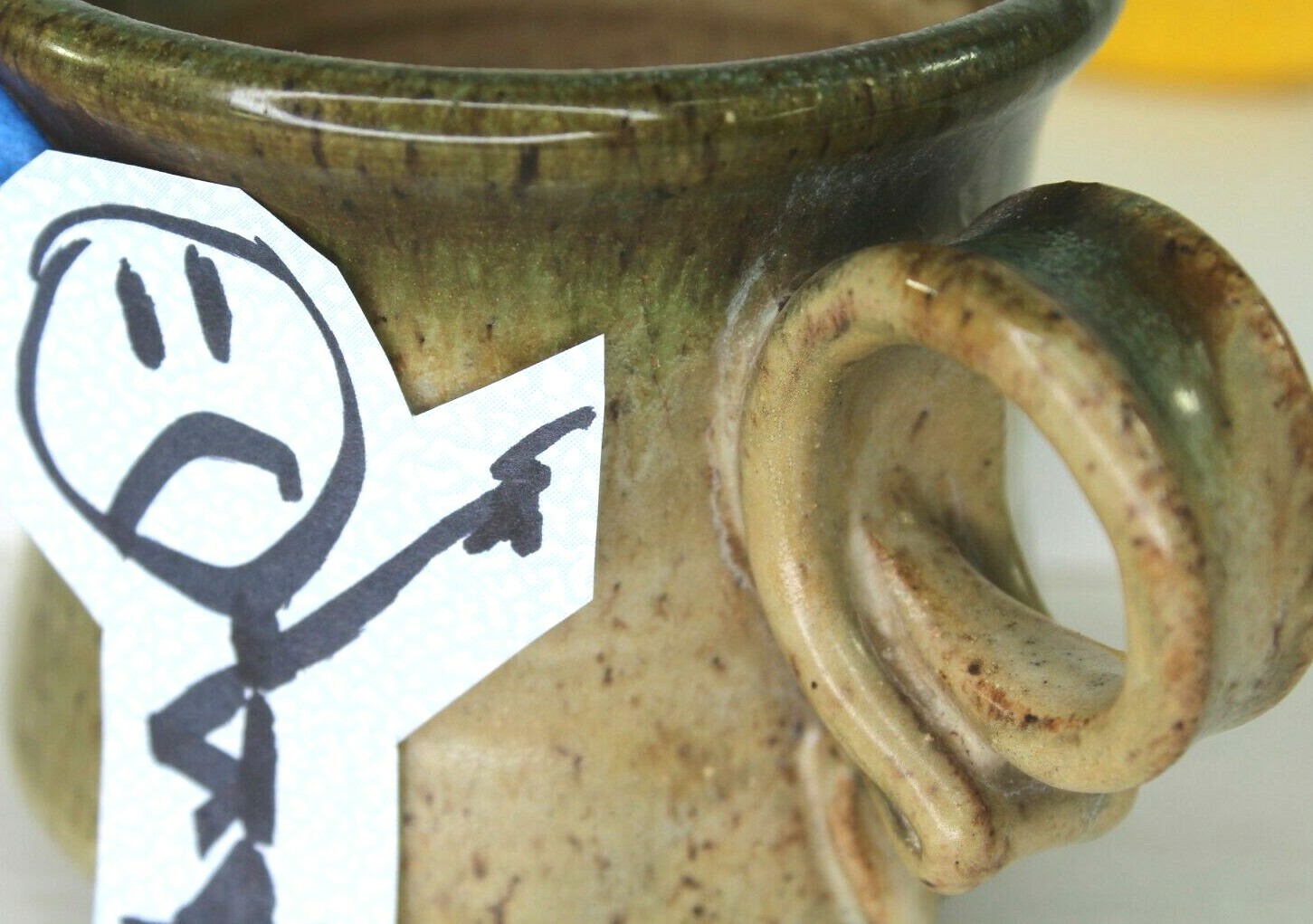 Beautifully Handmade Steve Vasiliou Studio Pottery Coffee or Tea Mug Signed ’79