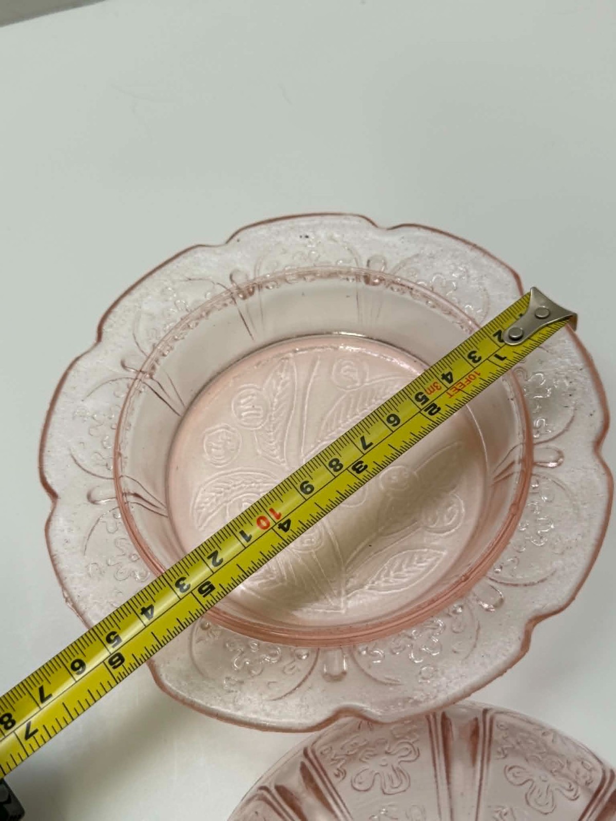 Jeannette CHERRY BLOSSOM PINK BUTTER DISH W/COVER VTG