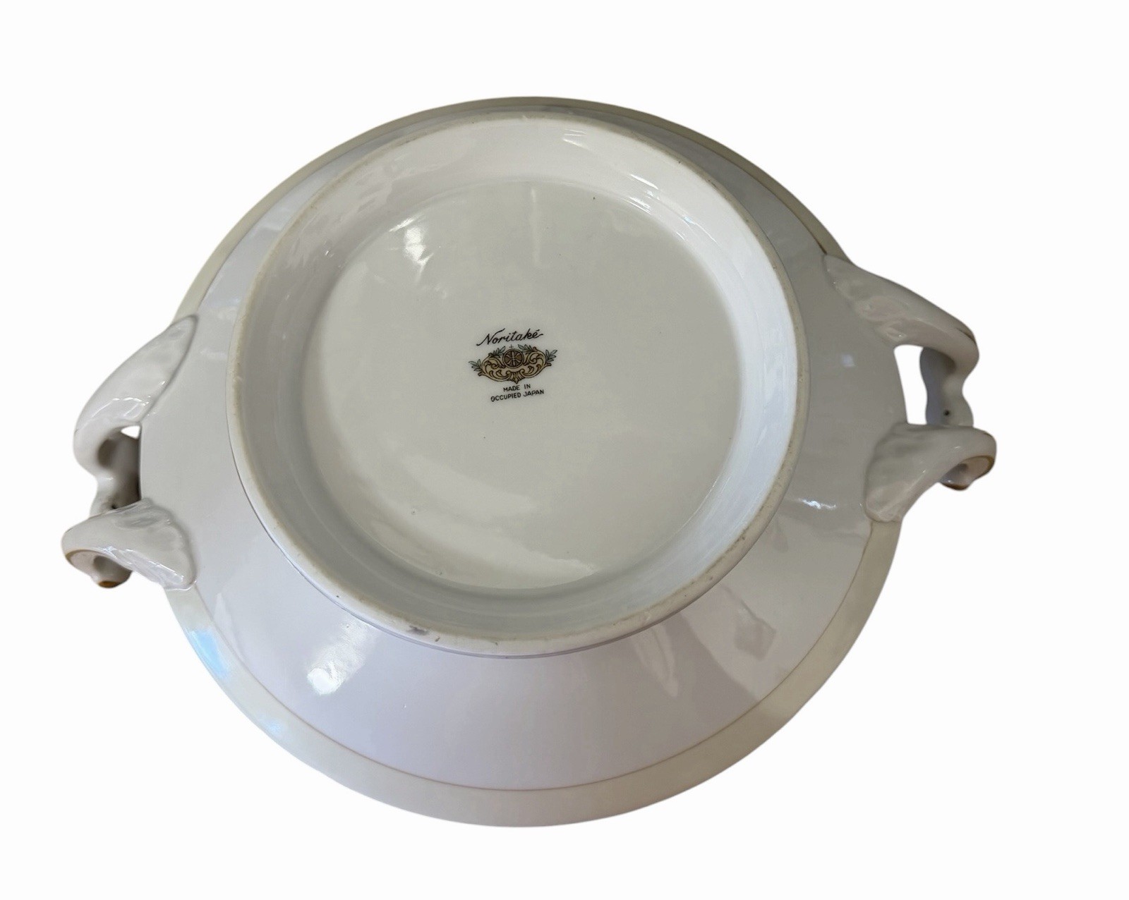 Noritake Two Handles Serving Bowl Made In Occupied Japan