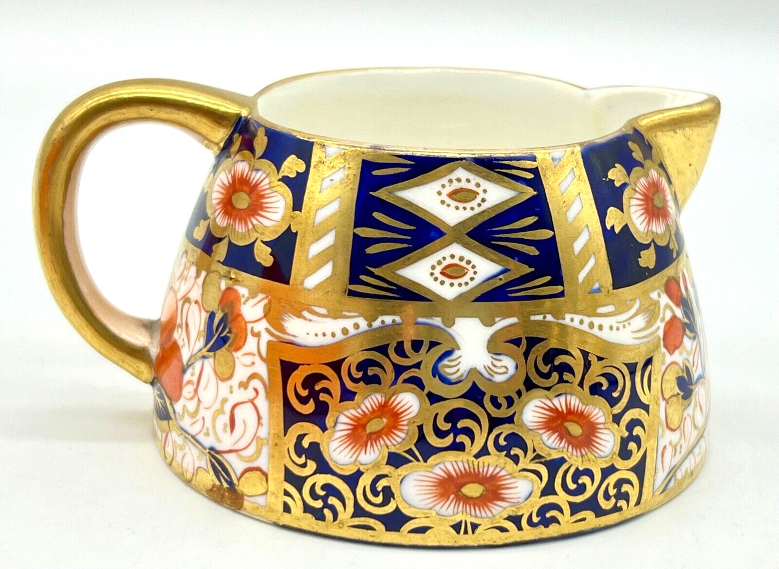EXQUISITE ANTIQUE DAVENPORT IMARI CREAMER c1870, 6060, ENGLAND, EXCELLENT COND