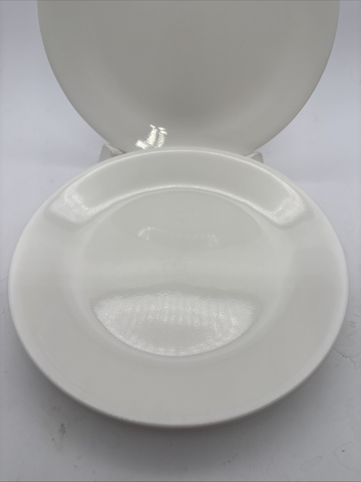 Set Of 6 Market Street New York Corelle 8 1/2” White Lunch Plates No Chips