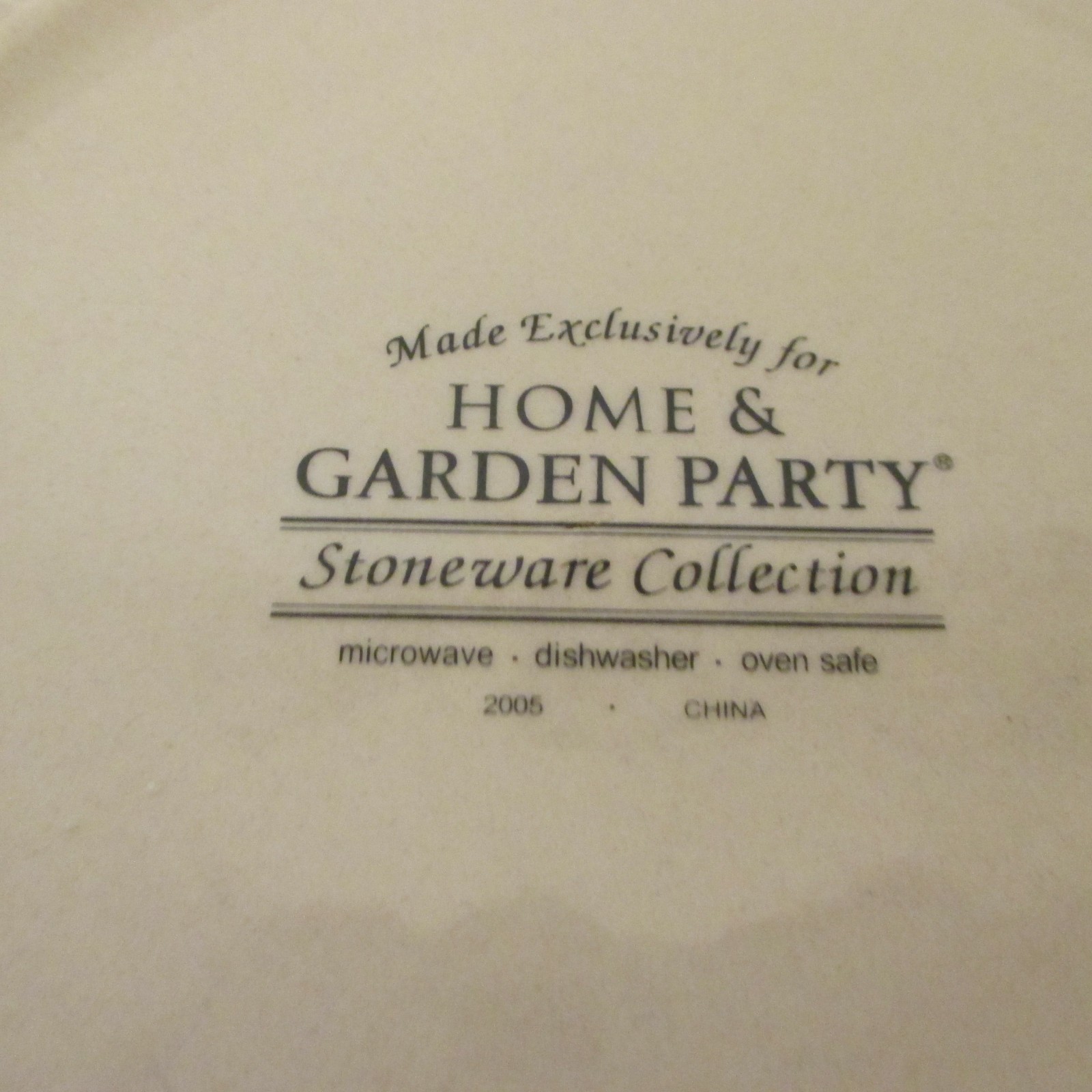 Vtg Home And Garden Fruit 2005 Party Ltd Stoneware Soup Bean Pot 2 Quart