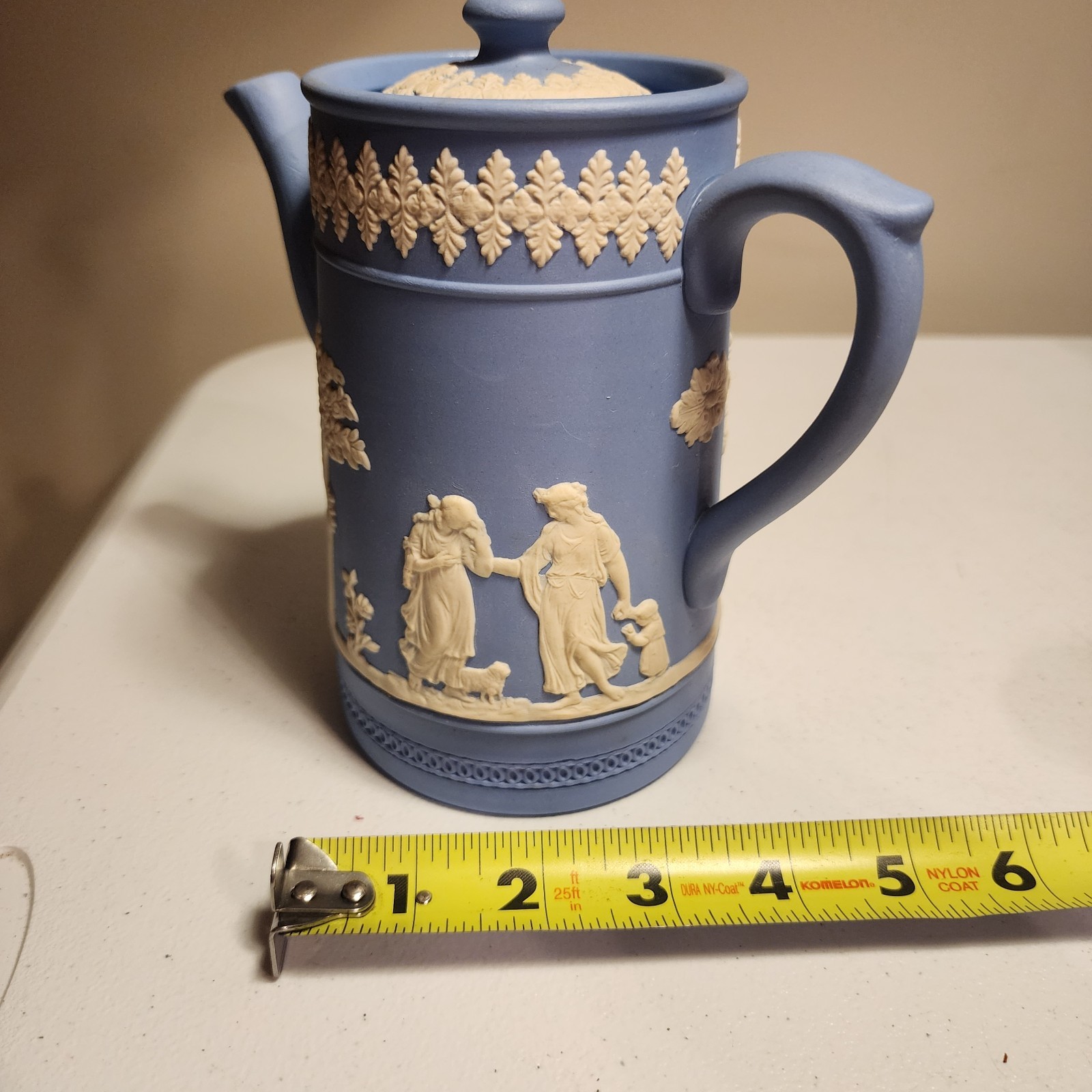 Vintage Dudson Hanley Blue Jasperware 19pc Coffee & Tea Service -…