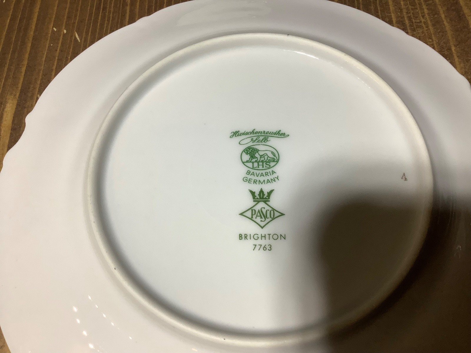 Hutschenreuther PASCO BRIGHTON 7763 Salad Plate 7 3/4 Inches bavaria Germany lhs