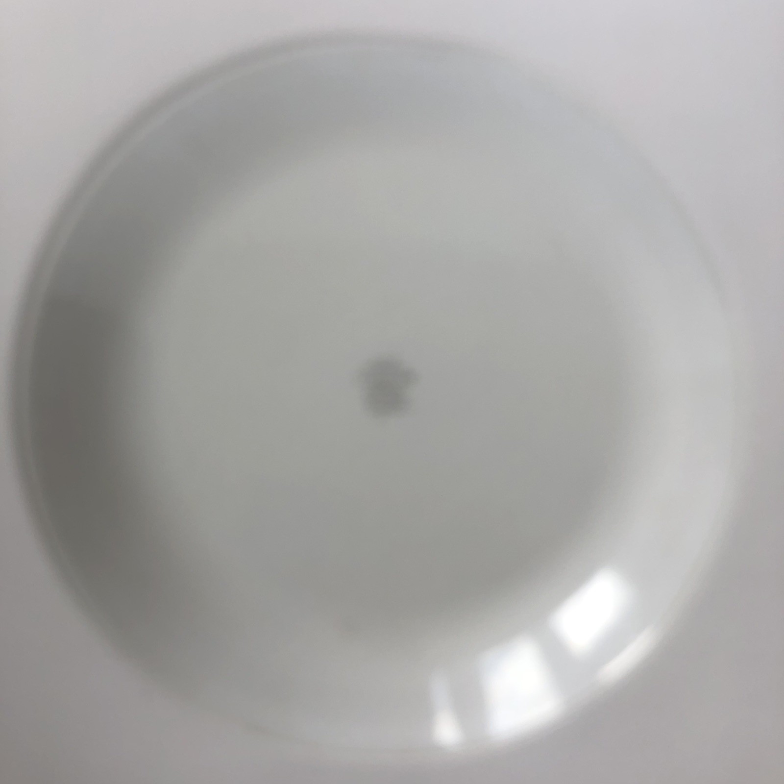 Corelle Corning Ruby Red Stripe Dinner Plate 10.25″ USA White Red Bands On Rim
