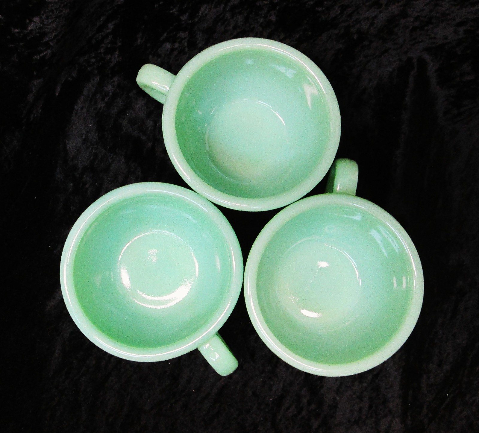 Fire-King Jade-ite Restaurant Ware #G319 Cup & #G295-6″ Saucer Mint NOS