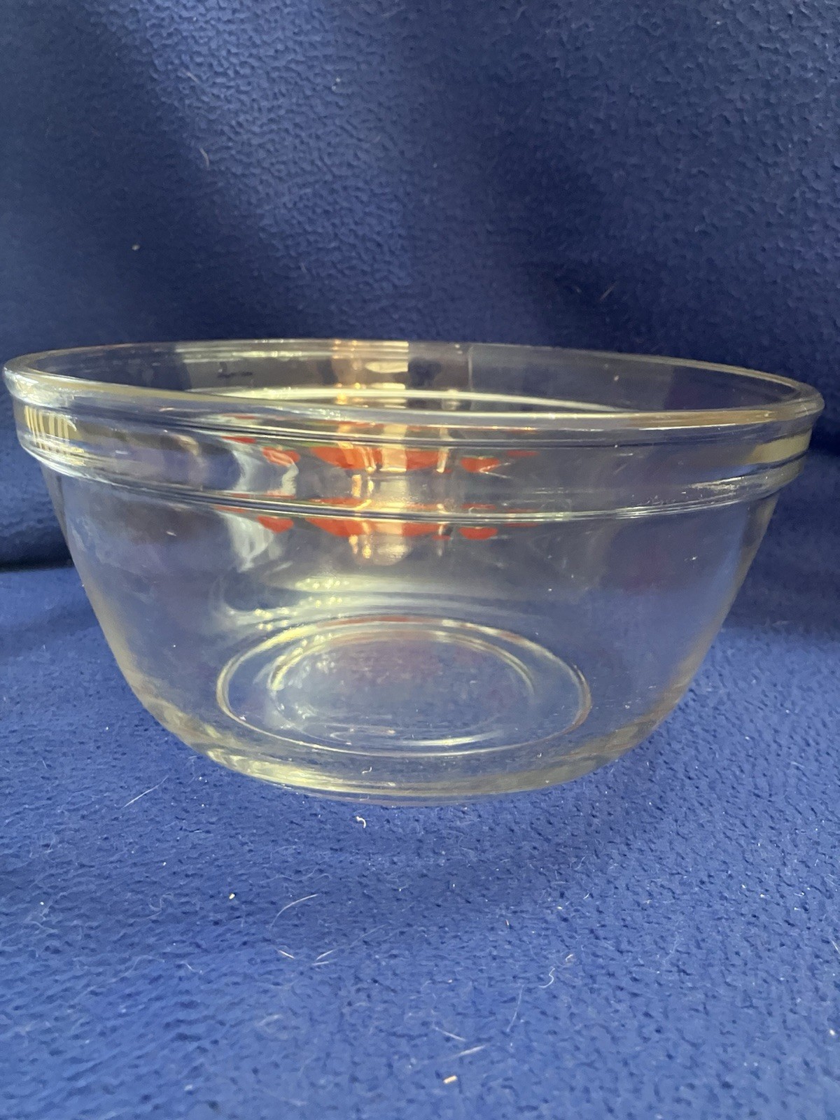 Vintage Anchor Hocking Red & Black Buffalo Plaid 2.5 qt Mixing Bowl, 1980s