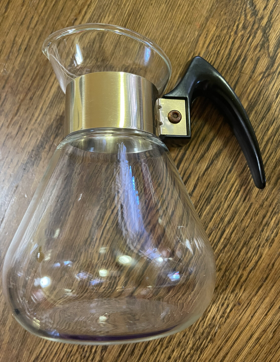 Vintage MCM Corning Ware Small 6 inch Heat Proof Glass Coffee Carafe only