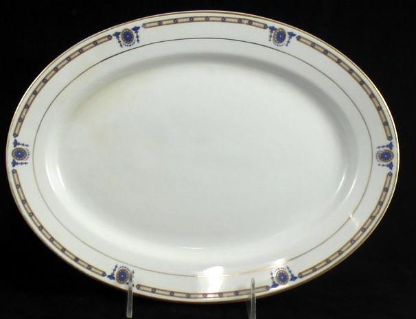 Noritake Beverly Group of 1 11 3/4 Inch Platter and 3 Fruit Bowls 58589 Vintage