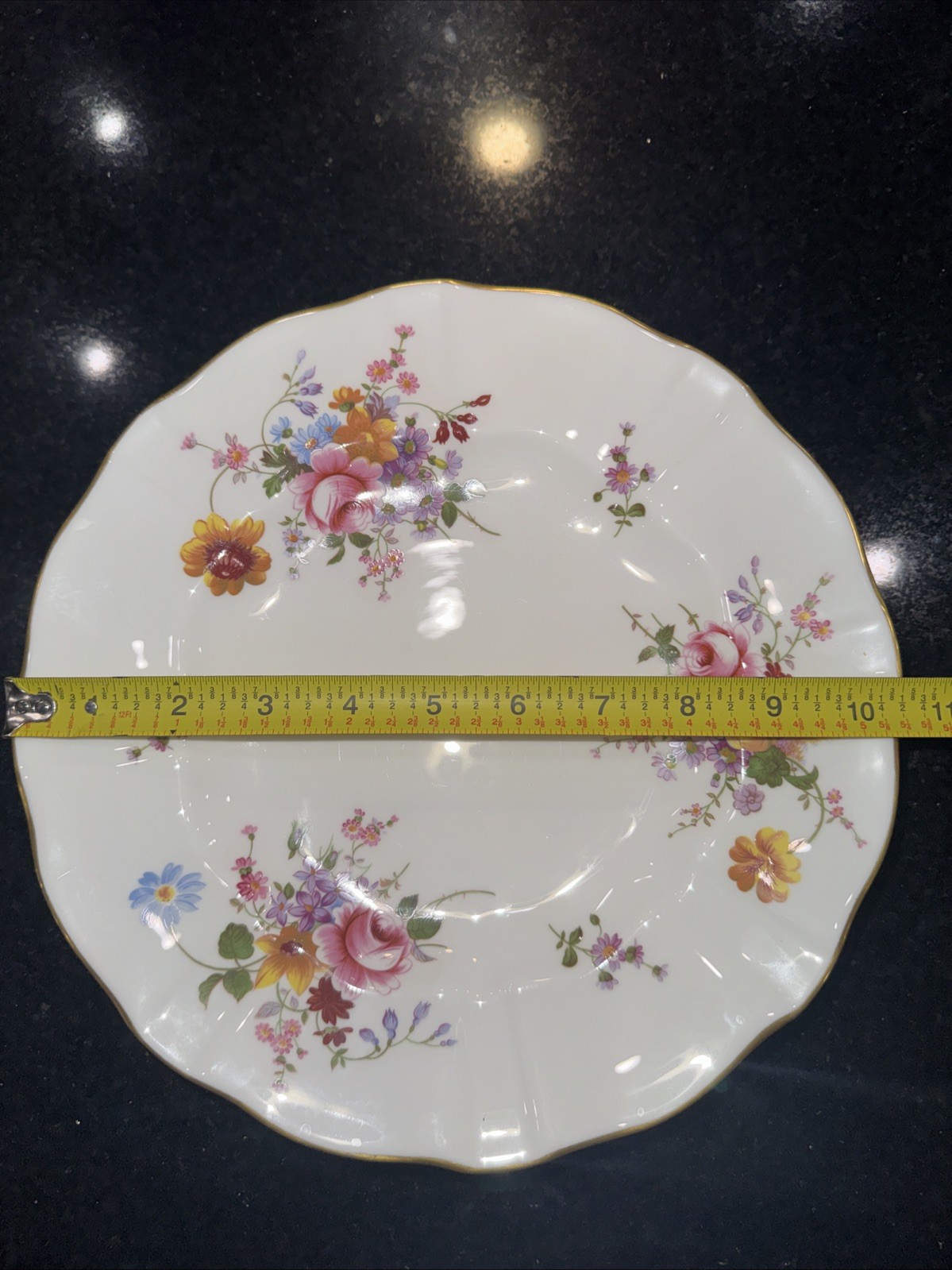Royal Crown Derby “Derby Posies” Dinner Plate. English Bone China