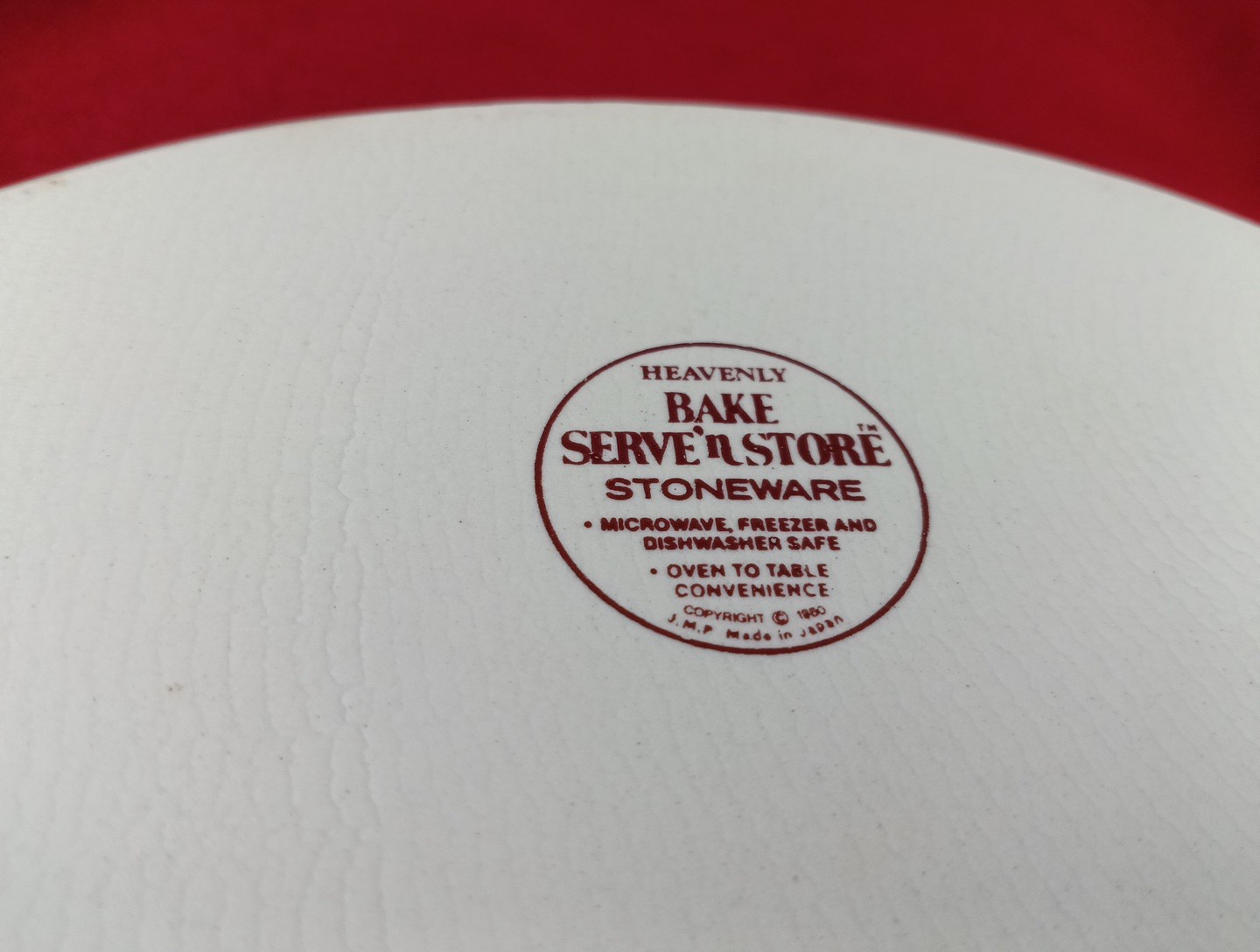 Heavenly serve n store stoneware Small Dish Microwave Freezer Dishwasher Safe