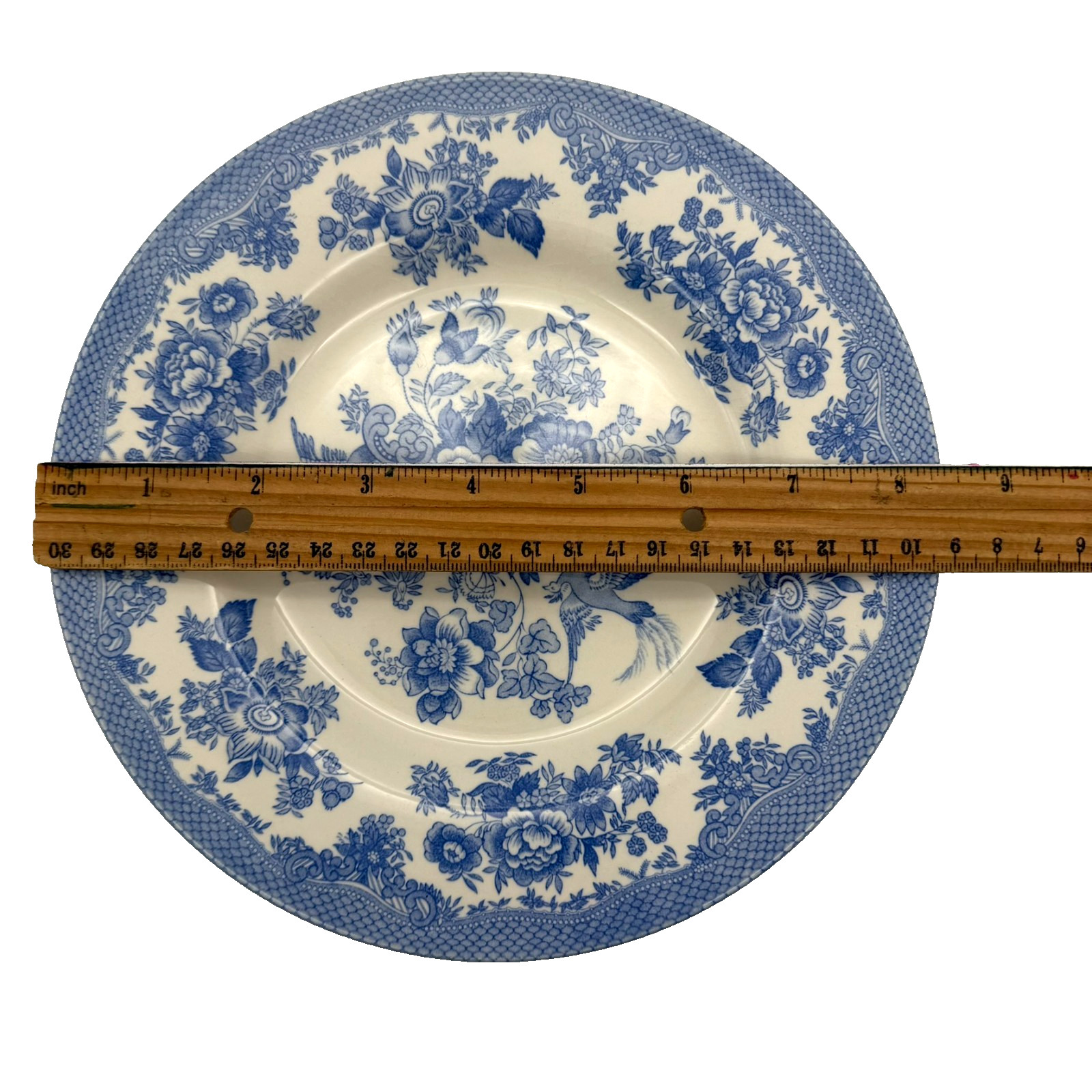 Royal Stafford Asiatic Pheasant Blue White Floral Salad Plate 8 1/4″ Set of 2