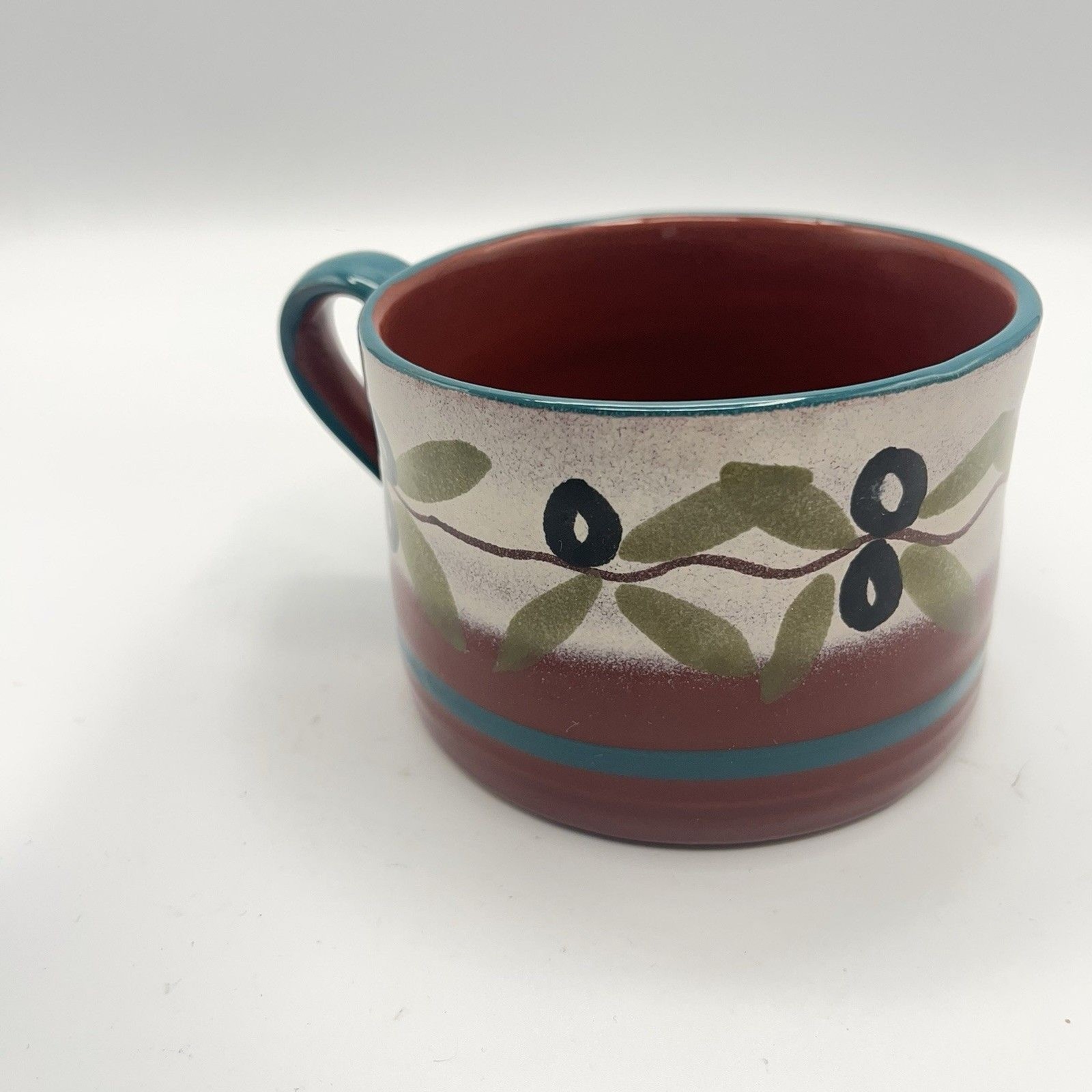Handpainted Studio Art Mug – Olives