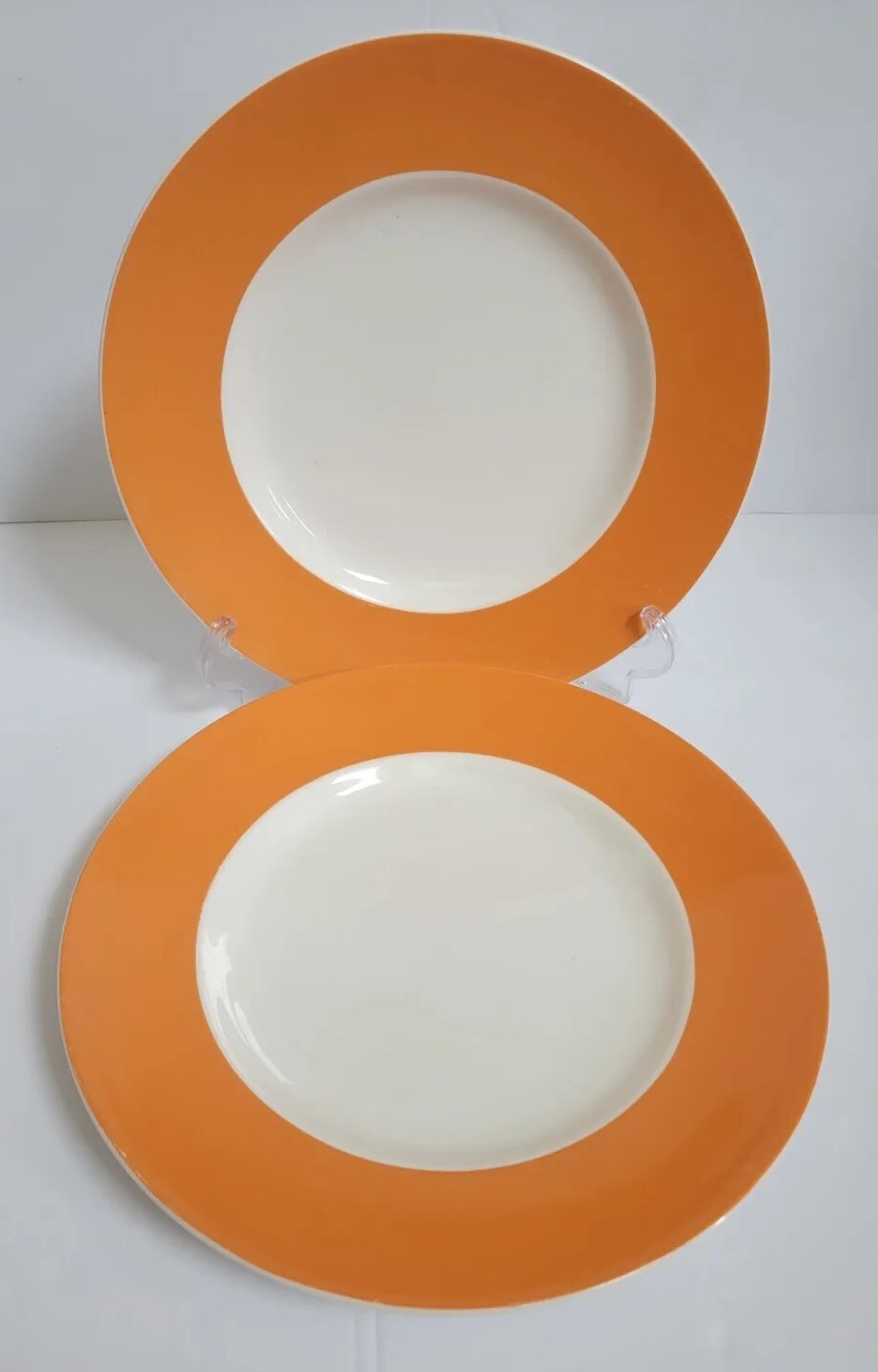 Lenox Continental Dining Tangerine Salad Plates Set of 2