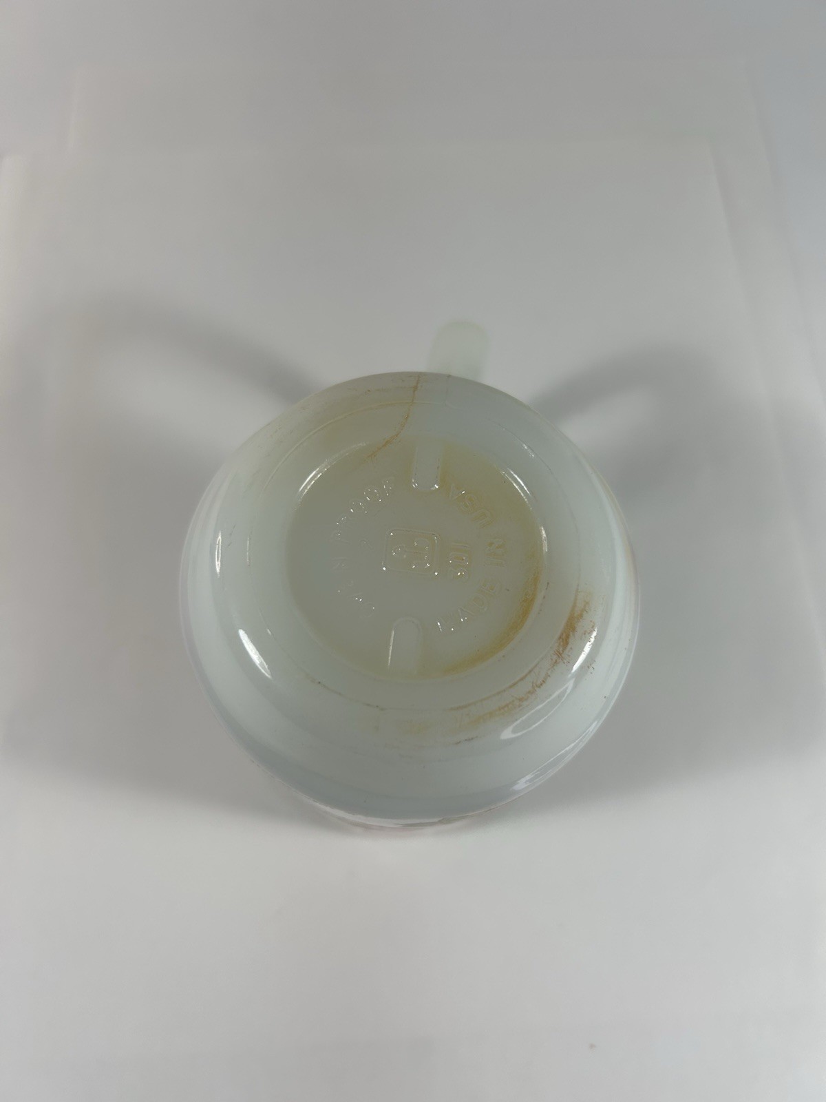 1980 Strawberry Shortcake Fire King Mug Anchor Hocking Milk Glass