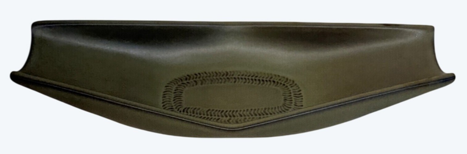 Denby Langley Camelot Dark Green Older Celery Dish Tray 13 1/4″ England