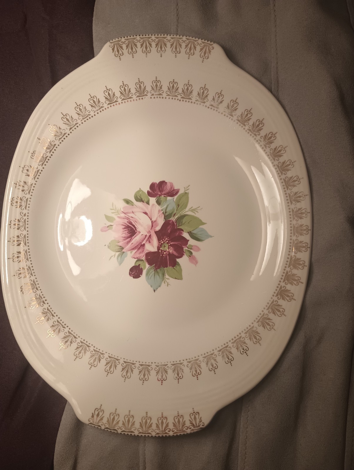 The Aristocrat Triumph American Limoges 12″ Serving Platter