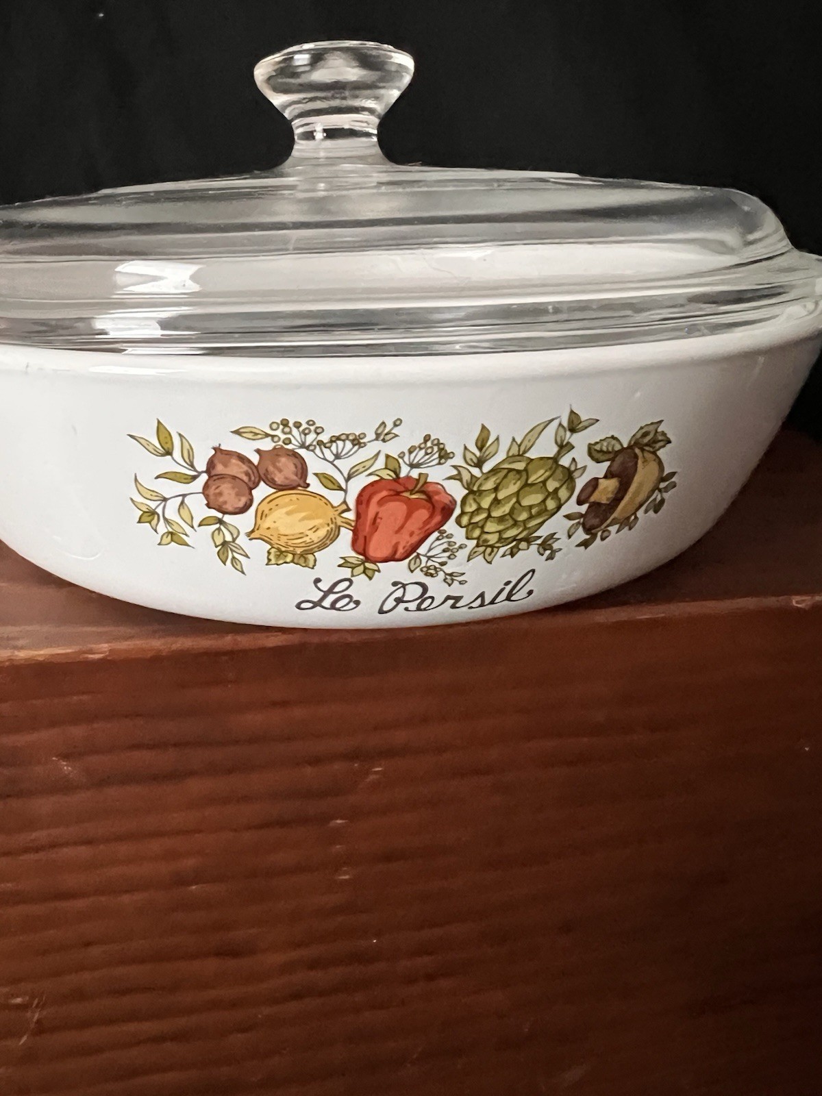 Vintage Corning Ware Spice of Life Le Persil Saucepan P-83-B With Lid 6.5 in